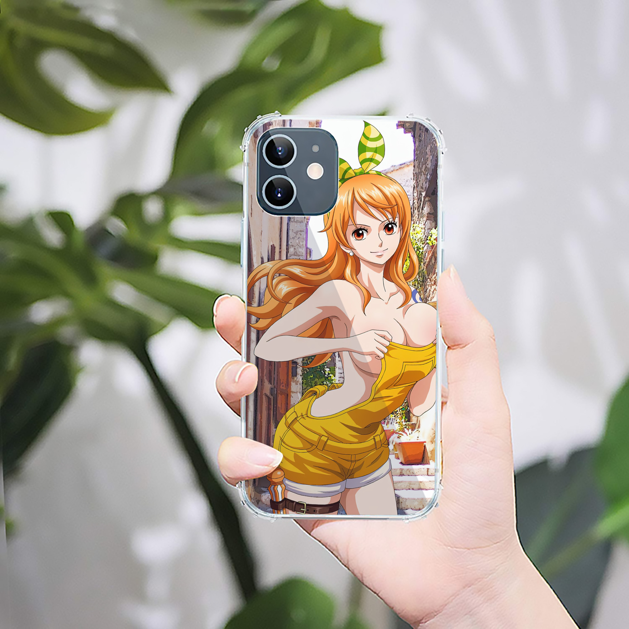（画像用） ワンピース ONE PIECE 【iPhone 12シリーズ対応】透明スマホケース（クリアソフトケース）